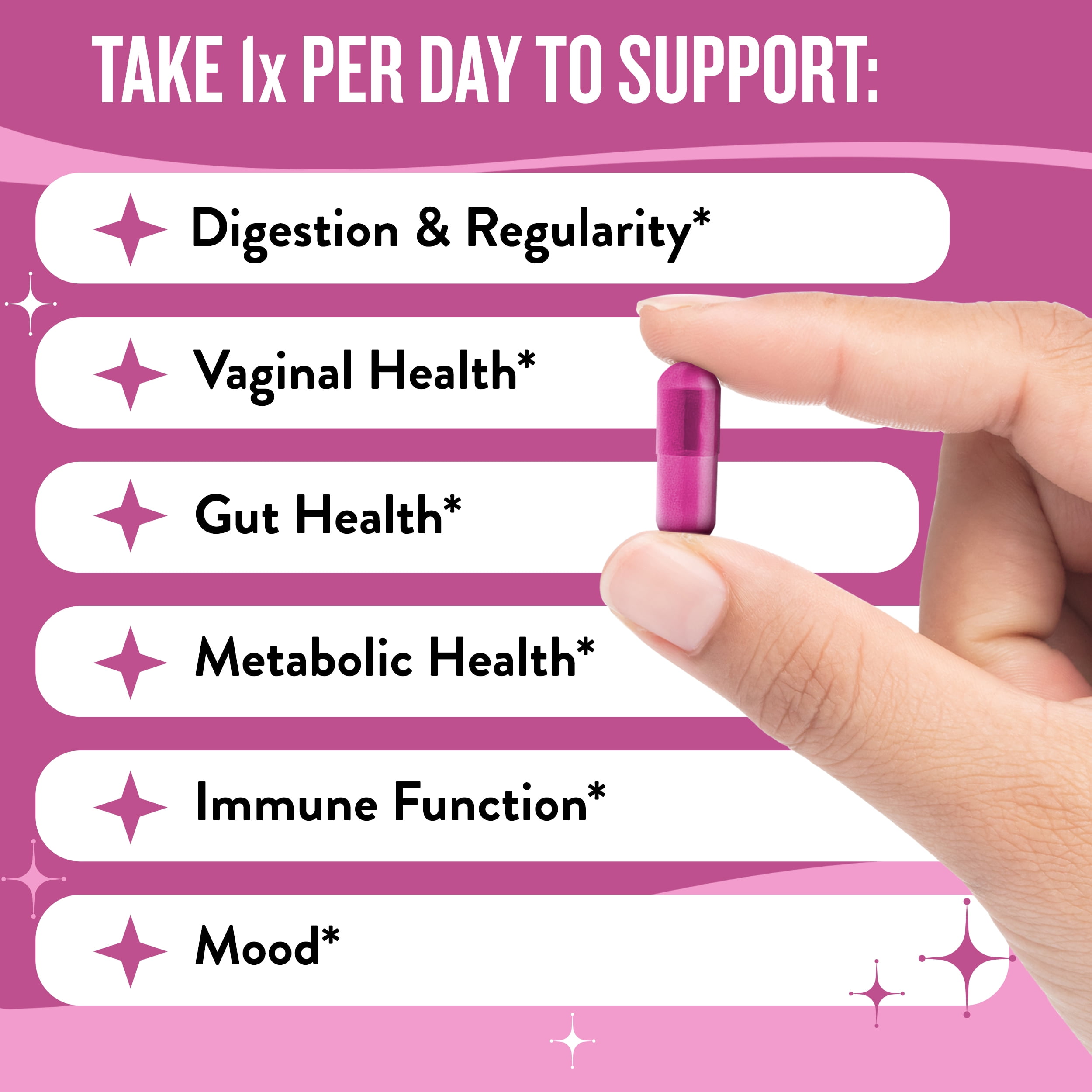 Legendairy Milk Hot Girl Ish Women's Daily Probiotic, Prebiotic, and Postbiotic Supplement, 30 Count