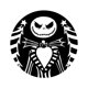 thumbnail image 1 of Pegatina de vinilo de silueta de Jack Skellington, calcomanías artísticas, decoración de ventana de coche, calcomanía de pesadilla antes de Navidad, decoración de ordenador portátil, 1 of 4