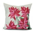 thumbnail image 2 of Christmas Cactus, Floral Print Pillow, 2 of 2