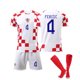 thumbnail image 1 of Croatia 2022 World Cup Soccer Jersey Home Modric Soccer Jersey Adults Kids 4# PERISIC 26, 1 of 1