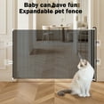 thumbnail image 3 of Billuyoard Puerta ajustable y retráctil para niños, puerta de escalera plegable, antiseguridad, sin taladrar, adecuada para cocina y Suministros para perros, 3 of 6