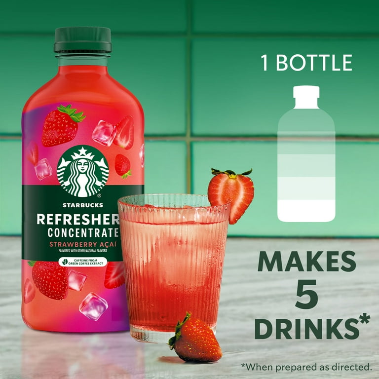 StrawberryRoseさま専用 Starbucks at Home, Refreshers Concentrate, Strawberry Acai, 32 fl