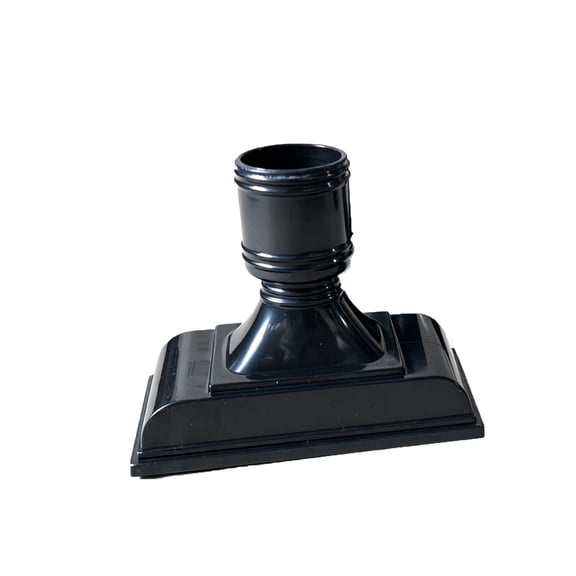AURIGATE Taper Candle Holder, Black Plastic Rectangular Base Candlestick Stand, 3.14 x 2.75 in