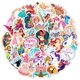 thumbnail image 1 of Paquete de pegatinas Fairys Tales Princess Anime a prueba de agua (50 unidades), 1 of 3