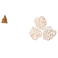 thumbnail image 1 of Estatua del Corazón de Jesús,Estatua del Sagrado Corazón de Jesús para decoración del hogar,Figura católica de Jesús,Placa de pared con hojas de palma,Decoración de pared de madera con, 1 of 8