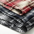 thumbnail image 3 of Ceisia Men's Oversize Plaid Polyester-Cotton Long-Sleeve Button-Down Shirt for Spring/Summer Casual Gift, 3 of 5
