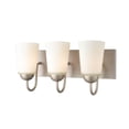 thumbnail image 2 of Millennium Lighting  Ivey Lake 3 Light Bathroom Vanity Fixture in Multiple Finishes with Frosted Glass Shades Satin Nickel Nickel Satin, 2 of 4