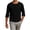Black, variant on Men's Cotton Shirts Long Sleeve Crew Neck Pullover Moisture Wicking Shirts Casual Soft Comfort Casual Basic Tee Shirts