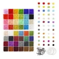 thumbnail image 2 of GUOOL 1Box Round Seed Beads Spacer Letter Bead for DIY Bracelets Bangles Jewelry Making Handmade Earring Finding Beading, 2 of 9