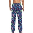 thumbnail image 4 of FREEAMG Ocean Underwater Animals Pajama Pants for Men, Men's Separate Bottoms, Pure Cotton Comfortable Lounge Pants?1?, 4 of 7