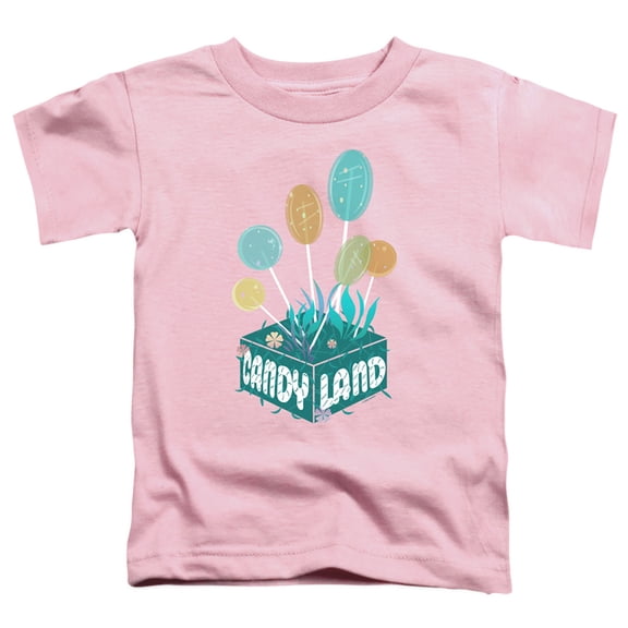 Candy Land Isometric Lollipop Block S/S Toddler T-Shirt Pink