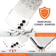 thumbnail image 3 of Compatible with Samsung S24 Plus Case Glitter with Adjustable Lanyard Strap, Phone Samsung Galaxy S24 Plus Case Silicone Transparent Soft TPU Women Girls Shockproof Protective Slim Cover (Clear), 3 of 14