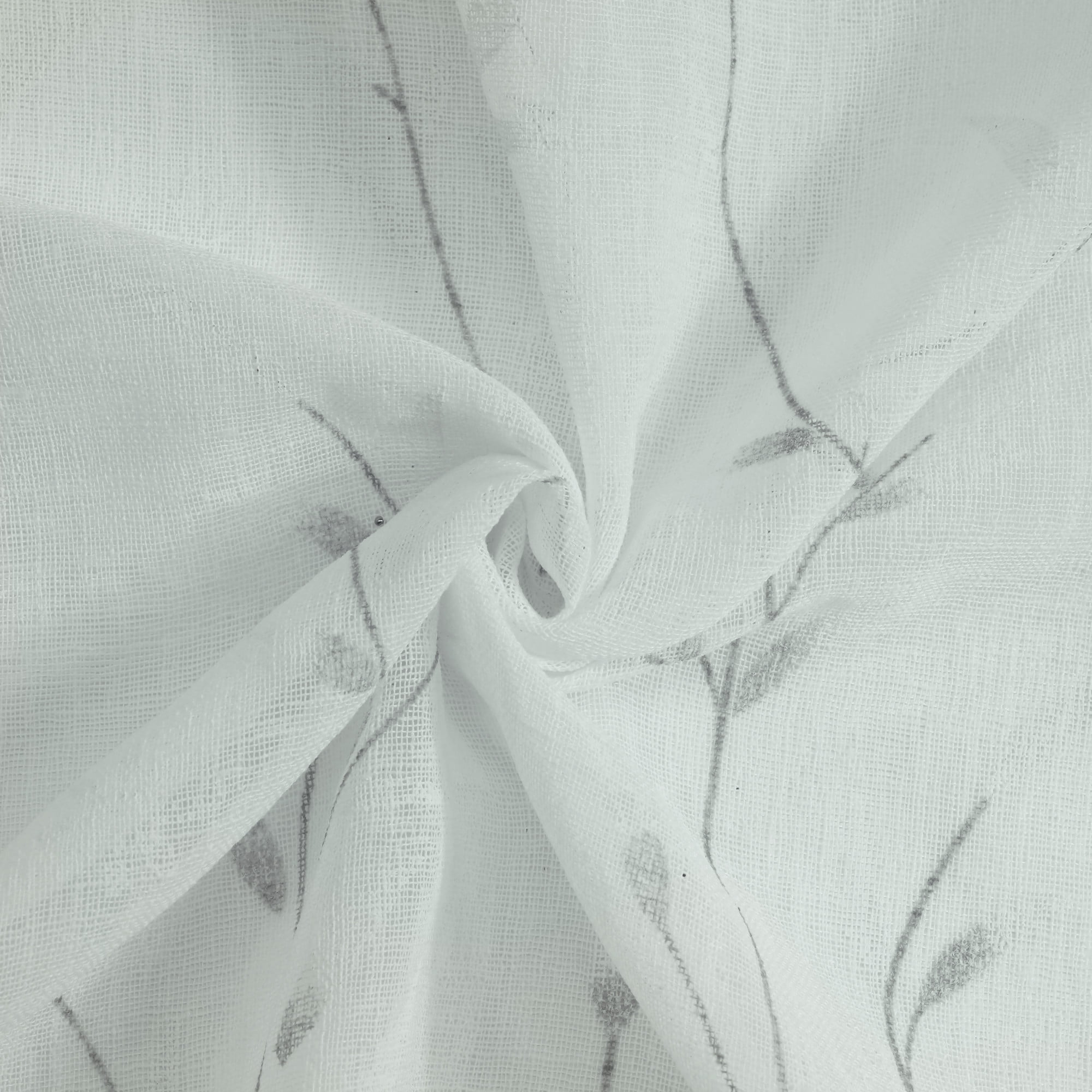 Loft Living Iyo Light Filtering Grommet Indoor Curtain 52 x 84 in White