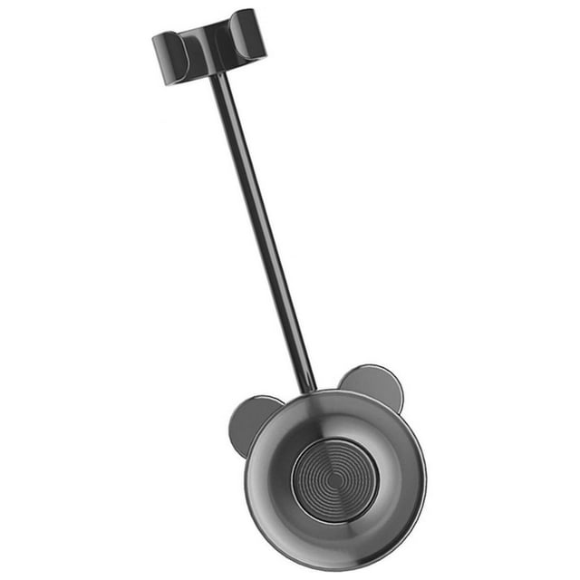 Adjustable Hair Dryer Holder Hands Free Bathroom Punch Free Rod Lazy Rack Black