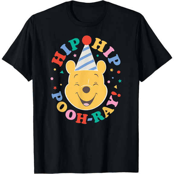 Winnie The Pooh Hip Hip Pooh-ray! Birthday Unisex Softstyle T-Shirt for Men Women Kids