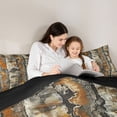 thumbnail image 5 of Feelyou Tree Plant Queen Comforter Set, Countryside Branches Men Bedding Set, 3pcs, 5 of 8