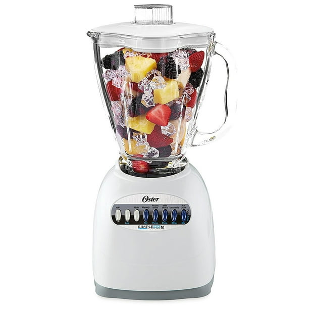 Licuadora OSTER Cube 10 Velocidades 1.25 Litros Vaso de Vidrio Blanco BLSTUG6647