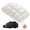 Light Gray, variant on Cooling Puff Pillows for Sleeping, Down Alternative Pillows for Side Back and Stomach Sleepers, Fluffy Breathable Bed Pillows with Soft Support