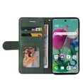 thumbnail image 2 of Case for LG K92 5G Leather Wallet Book Flip Folio Stand View Cover - Green, 2 of 5
