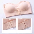 thumbnail image 6 of Miaoju Front Closure Bandeau Bra for Girls Comfortable Strapless Bra Wireless Tops Soft Breathable Bralette With Removable Straps Pads, 6 of 9