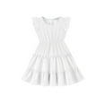 thumbnail image 3 of Arshiner Toddler Girls Dress Ruffle Sleeveless Tiered Swing Twirly Dresses Cute Summer Beach Sundress with Pocket, 3 of 3