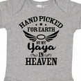 thumbnail image 4 of Inktastic Handpicked for Earth by My Yaya in Heaven with Angel Wings Boys or Girls Baby Bodysuit, 4 of 5