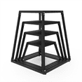 thumbnail image 4 of Plyometric Jumping Box, Steel Plyo Box for Exercise, Metal Exercise Step Up Box with Anti-Slip Surface for Home Gym Training, 4 of 8