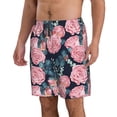 thumbnail image 2 of Fotbe Rose Flowers Trajes de Baño Estampados para Hombre, Shorts de Verano de Secado Rápido, Ropa de Playa, Bañadores-Medium, 2 of 6