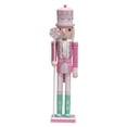 thumbnail image 1 of simhoa Nutcracker Figurine Christmas Decorations Desk Ornament Crafts Table Centerpiece Pink, 1 of 8