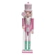 thumbnail image 1 of Figura de cascanueces Figura de cascanueces de Navidad Accesorios para fotografías Manualidades Decoración navideña Escultura para fiesta Sala de Rosa, 1 of 9