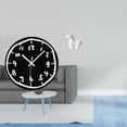 thumbnail image 2 of Reloj de pared,Reloj de pared silencioso y decorativo que no hace tictac,Reloj moderno de 12 pulgadas para pared de casa o oficina,sencillo.,Estatua del caballo,Estatua de caballo para, 2 of 8