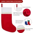 thumbnail image 3 of 12/24 Pack Felt Christmas Stockings , 19 Inches  Christmas Stockings Hanging Ornaments, Christmas Stocking for Family Christmas Holiday Decorations, 3 of 7