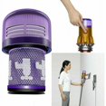 thumbnail image 4 of SM Dyson V12 Detect Slim Cordless Vacuum Cleaner - 3 Pack Hepa Filter 971517-01 + 1 Brush, 4 of 5