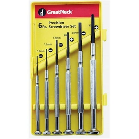 

Great Neck Saw 6 Piece Jewelers Screwdriver Set GP6C