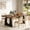 Brown and Black, variant on Fnova 70.9" Rectangular Dining Table for 6-8 People, Large Farmhouse Wood Kitchen Table with Heavy Duty Legs, Easy to Assemble