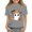 06#Gray, variant on Girls Halloween Graphic Tees Cute Kawaii Trick Or Treat Short Sleeve T Shirts Soft Stretch Pumpkin Patch Crew Neck Tops