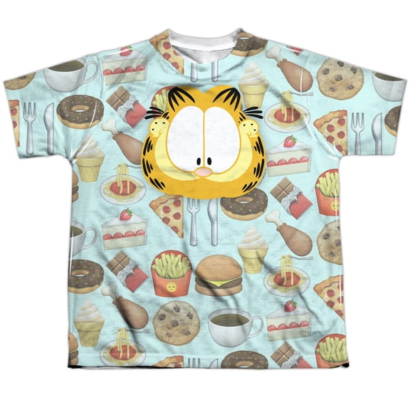 Garfield Men's Cat Food Sublimation T-shirt White