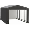 thumbnail image 1 of ShelterTube Wind and Snow-Load Rated Garage, 10x18x8 Gray, 1 of 7