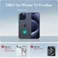 thumbnail image 2 of for iPhone 16 Pro Max Case, Compatible with MagSafe, Shockproof Military-Grade Protection, Magnetic Phone Case for iPhone 16 Pro Max, Classic Hybrid Case (HaloLock), Clear,Green, 2 of 5