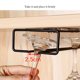 thumbnail image 3 of Estante para colgar copas de vino Moyic soporte autoadhesivo hierro, 3 of 6