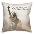 thumbnail image 2 of Creative Products Statue of Liberty American Flag 18x18 Spun Poly Pillow, 2 of 3