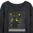 thumbnail image 3 of Pokémon - Pikachu Electric Bolt - Women's Lightweight French Terry Long Sleeve Shirt, 3 of 5