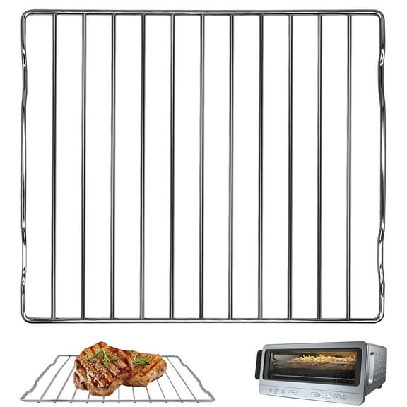 GCQ Air fryer Accessories for Ninja Flip Toaster Oven & Air Fryer SP151, 13.5''× 11.8'' Food Grade Stainless Steel Air Fryer Replacement Parts Grill Rack, Dishwasher Safe