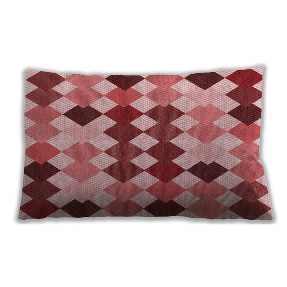 Ahgly Company Indoor Rectangular Contemporary Lumbar Throw Pillow, 13 inch by 19 inch