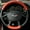 Red/Black, variant on Corvette Steering Wheel Cover Euro-Style Two-Tone : 1997-2004 C5 & Z06 Red/Black
