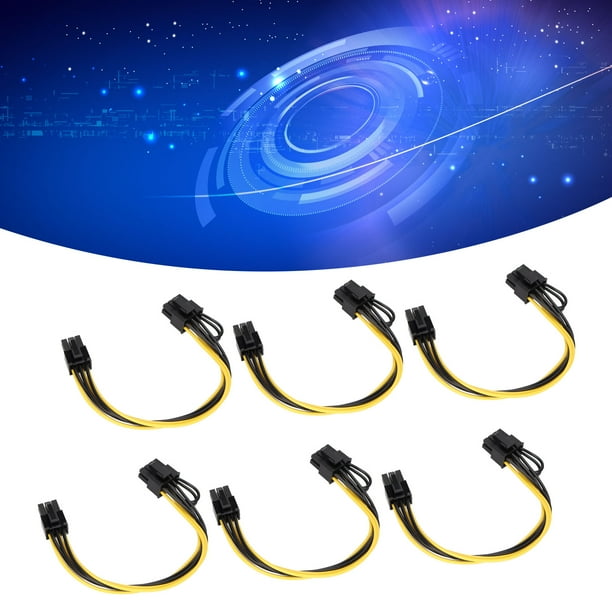 Zerone Power Supply GPU,Power Supply Cables,6Pcs GPU Power Cables PCIE