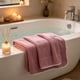 thumbnail image 4 of Bath Towel, Waffle Bath Towel , Microfiber Super Soft Highly Absorbent, Sturdy Quick Drying Towels for Bathroom, Gym, Sports, Yoga,27.56in, 4 of 6