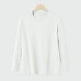 thumbnail image 2 of Hudaneo Mens Lightweight Cotton Long Sleeve Tee Crew Neck Casual Basic Top, S-3XL, 2 of 9