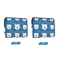 thumbnail image 7 of FORMRS 15-15.6 inch Laptop Sleeve Case Soft Carrying Quilted Computer Bag Cover, Blue Polar Bear, 7 of 7