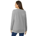 thumbnail image 2 of Woman Within Plus Size Perfect Long-Sleeve Crewneck Tee (Petite Available), 2 of 5